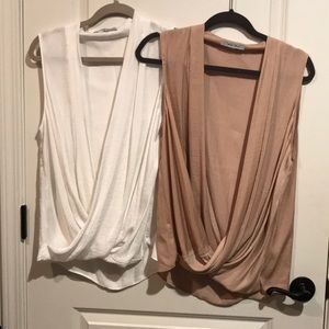 Naked Zebra tops (TWO)